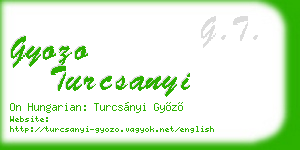 gyozo turcsanyi business card